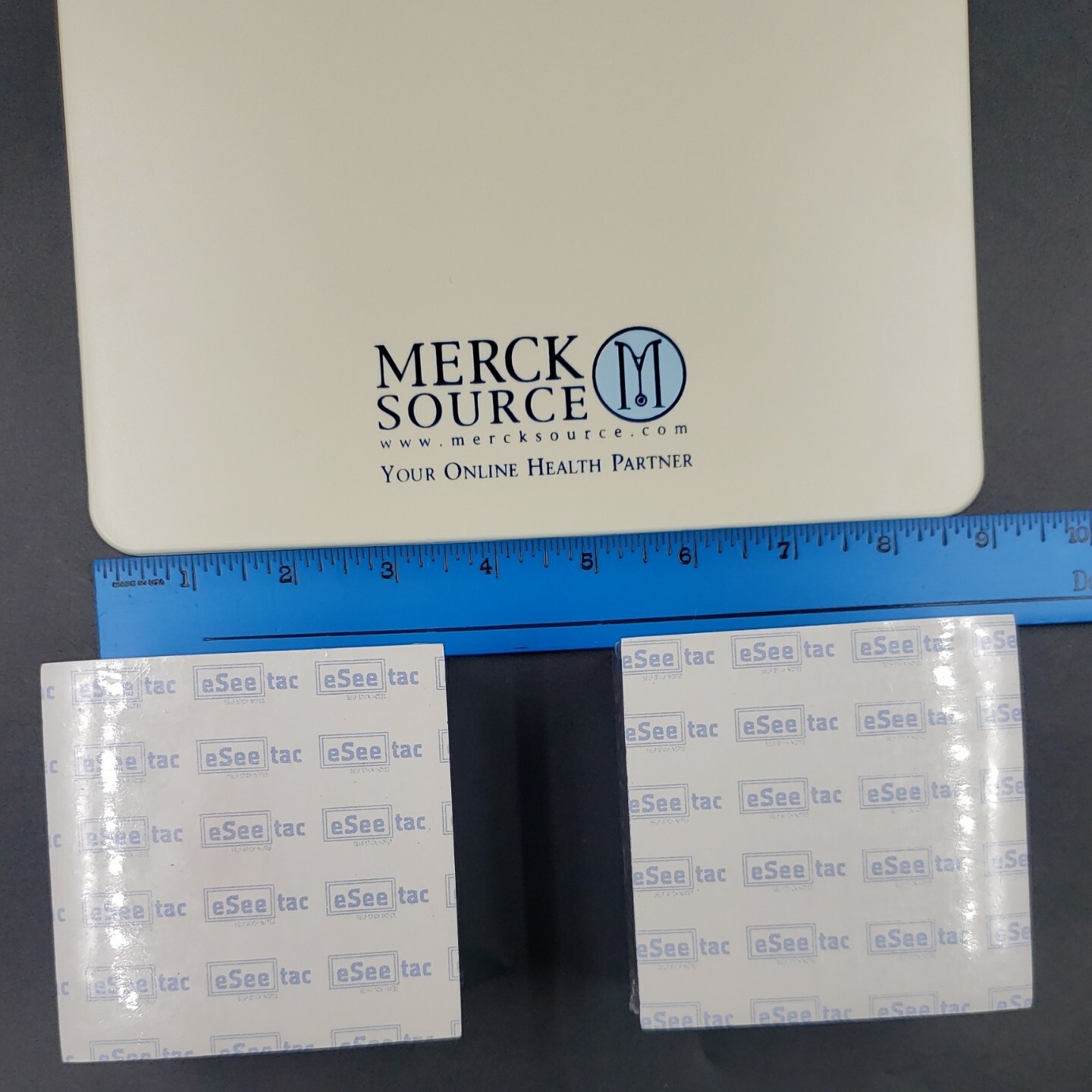Pharma Medical Advertising Lot of 3 Long Clipboard & Notepad Merck Source Online
