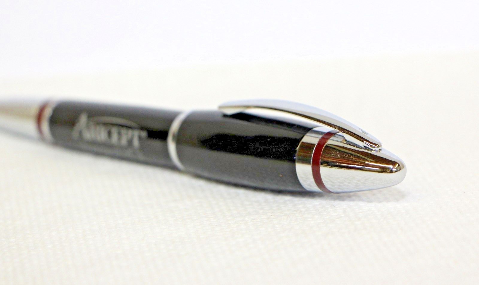 Pharmaceutical Pen Aricept Heavy Metal Drug Rep Black and Silver