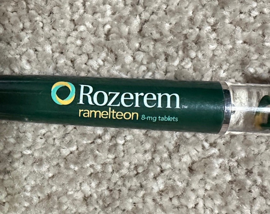 Rozerem Drug Rep Pharmaceutical Advertising Metal Pen, Tilt Floaty Pen, Works