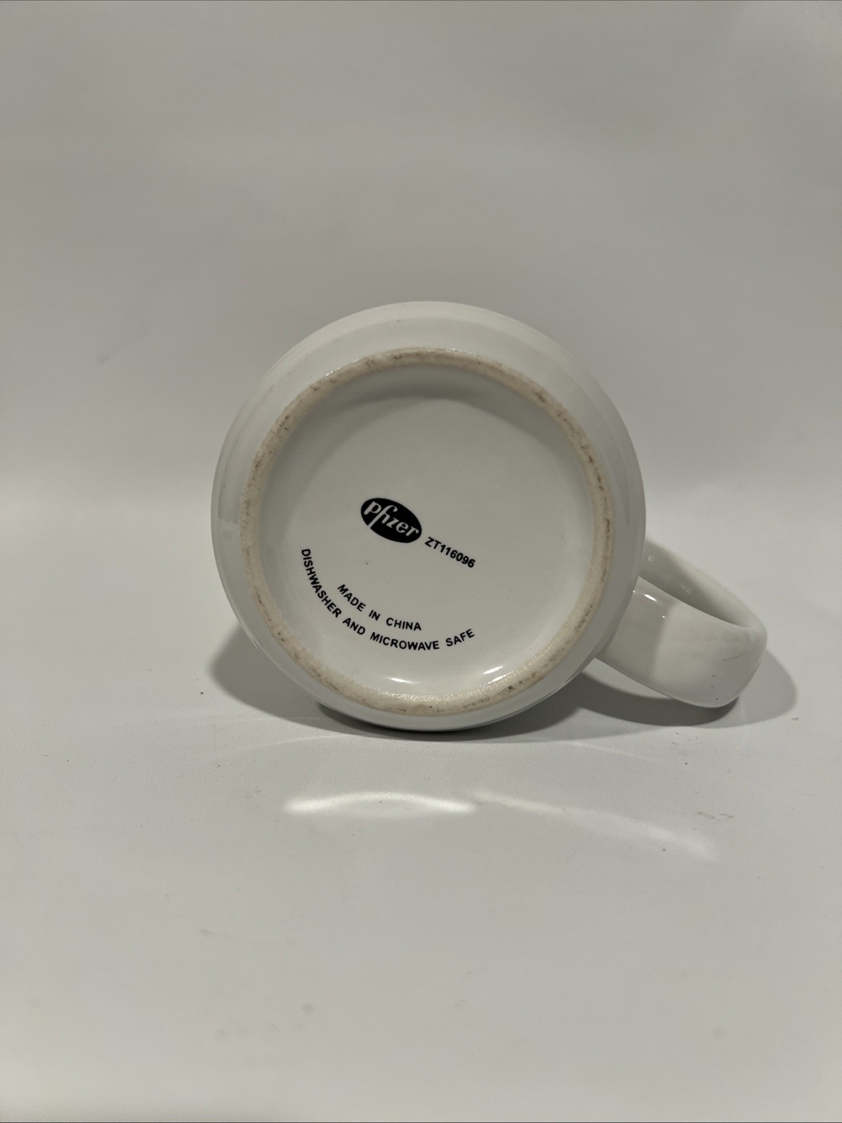 Pfizer Zoloft Coffee Mug Cup White Blue Pharmaceutical Promo Rep Advertising Y2K