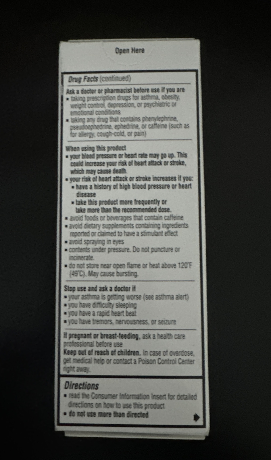Primatene Mist Epinephrine Inhalation Aerosol 160 Sprays EXP 08/2026