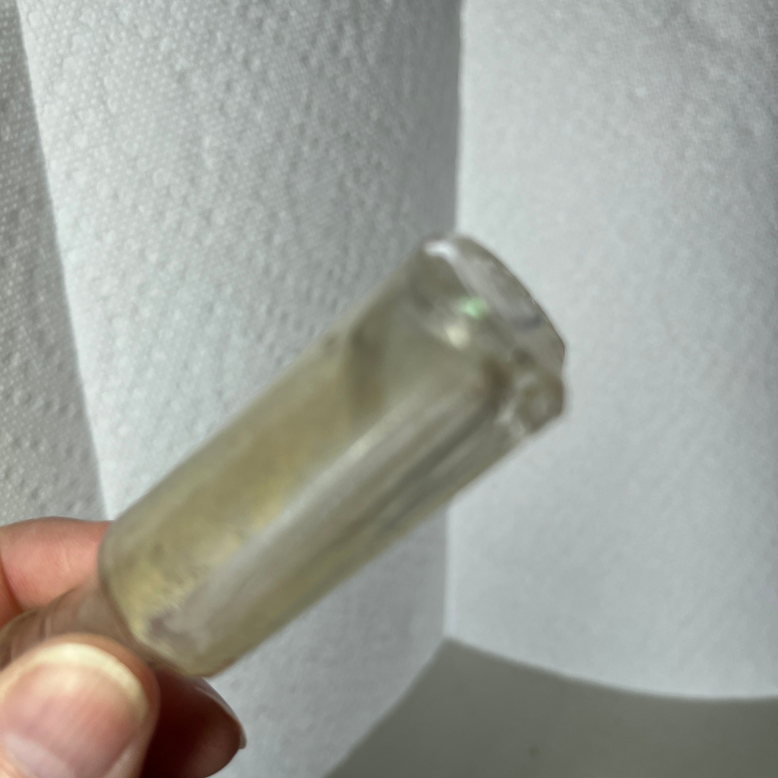 Antique Apothecary Medicine Bottles Lot of 2 Clear