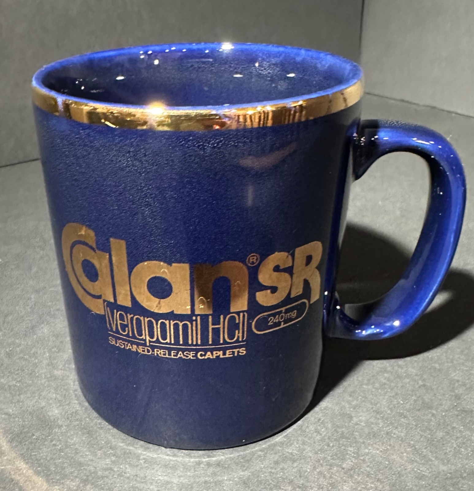 Vintage Pharmaceutical Promotional Mug Calan SR Kiln Craft Staffordshire England