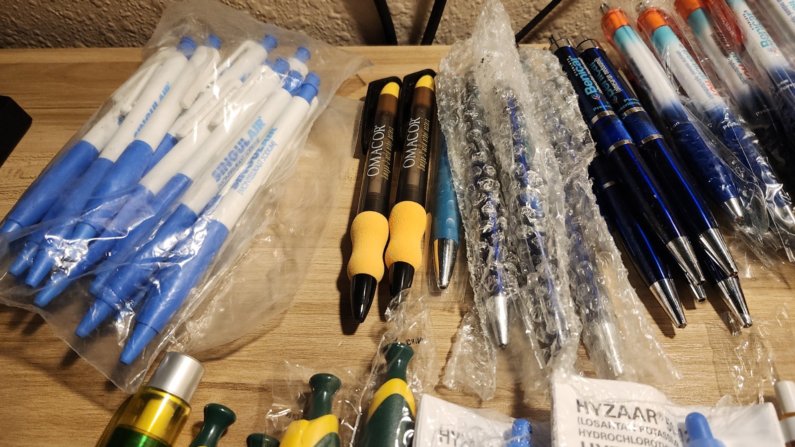 Pharmacy Promo Pen Lot Collection – Includes 4+ Pounds Of Unique Pens (Read)