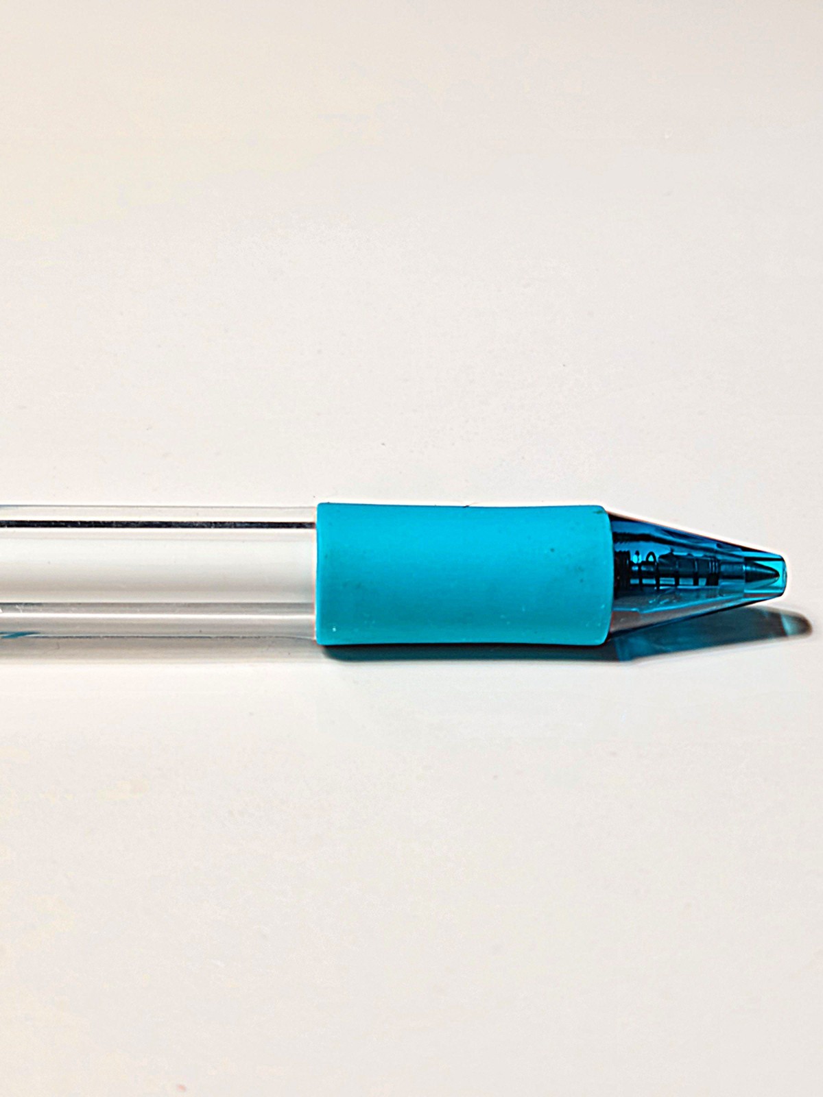 Vintage Pfizer Diflucan Translucent Teal Click Ballpoint Pen Drug Rep Pharmacy
