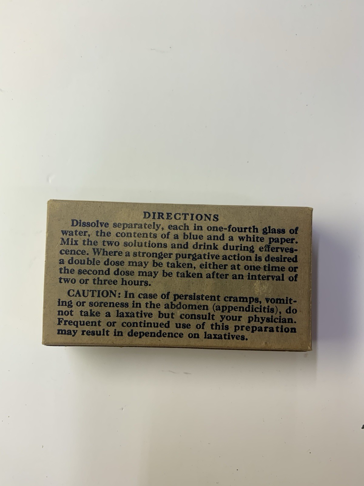 Seidlitz Powders, Rexall, United Drug Company, Boston St. Louis U.S. A.