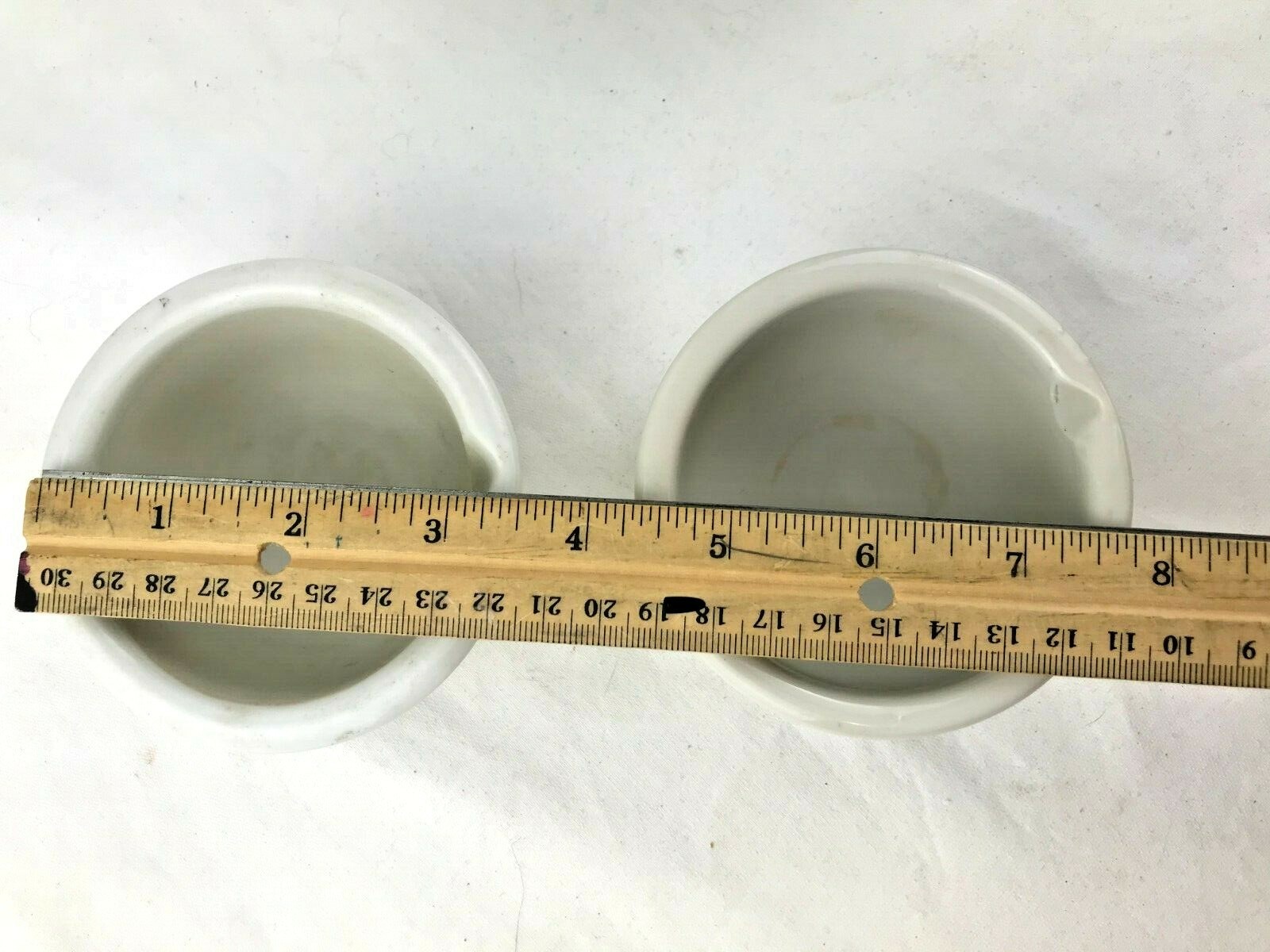 Lot of 4 Various Sized Porcelain Mortars NO pestles