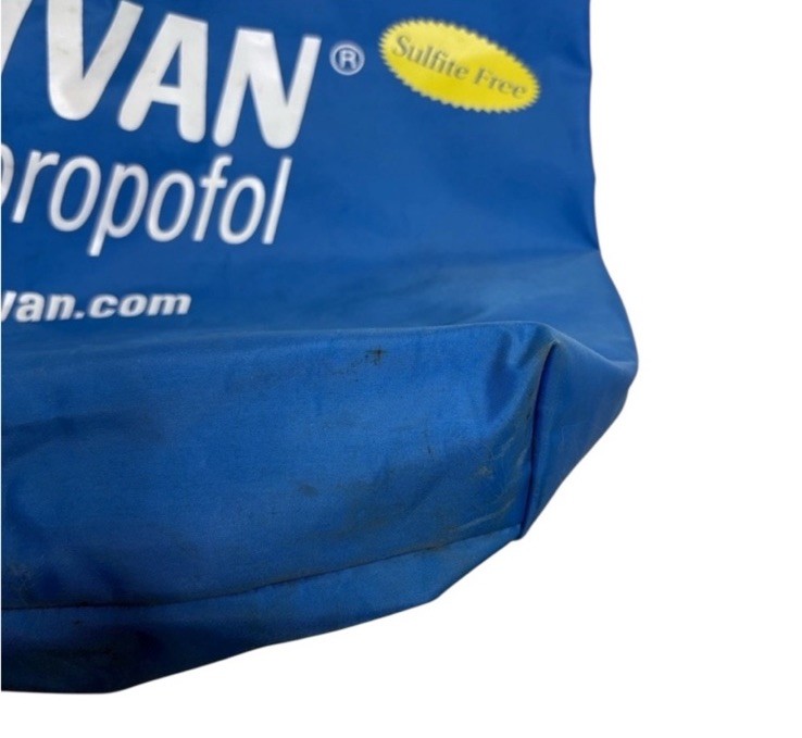 Diprivan Propofol Tote Bag Pharmaceutical Memorabilia Promo Advertising