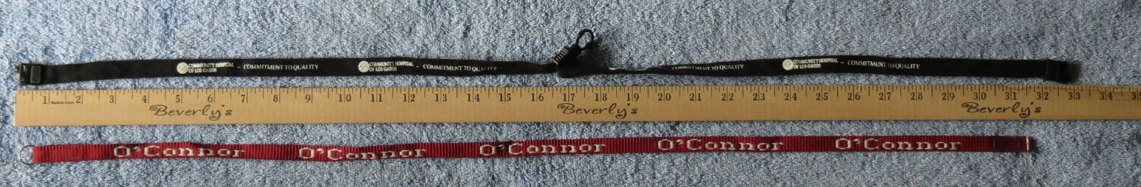 Vintage Late 1990’s Lot of Two South Bay California Hospital Lanyards *NOS/HTF*