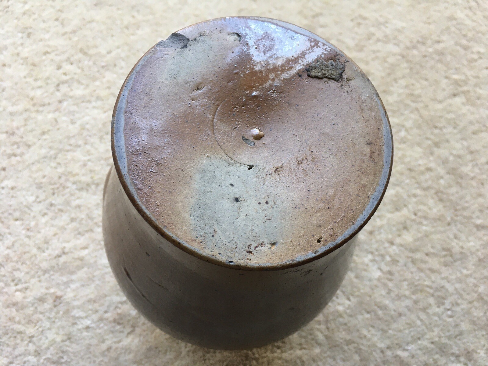 SCARCE C1860s VINTAGE H.BRAY MASBRO(SCOTLAND)SALTGLAZE TOBACCO JAR