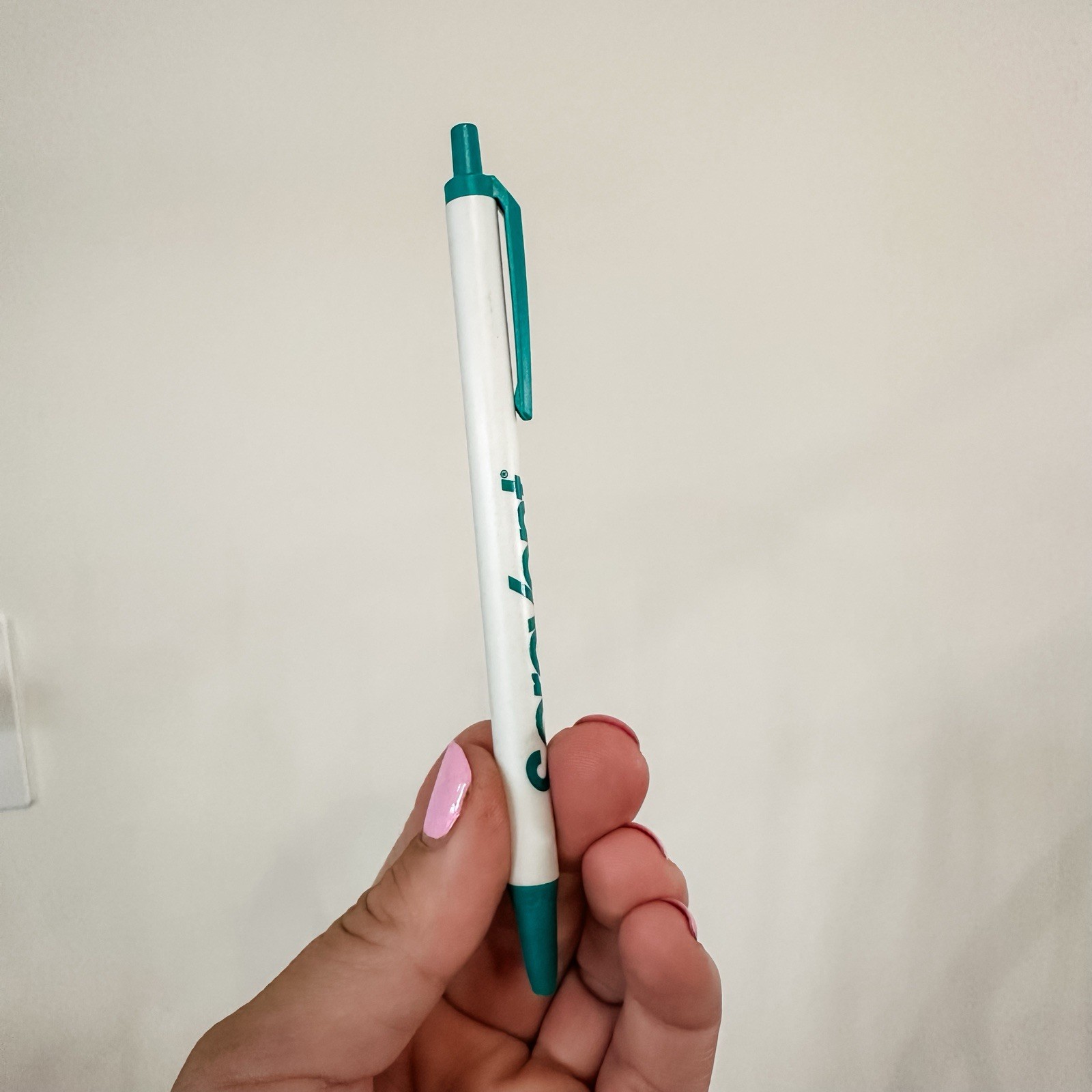 Metal Serevent Pen Green Drug Rep Pharmaceutical Promo Advertising Rare