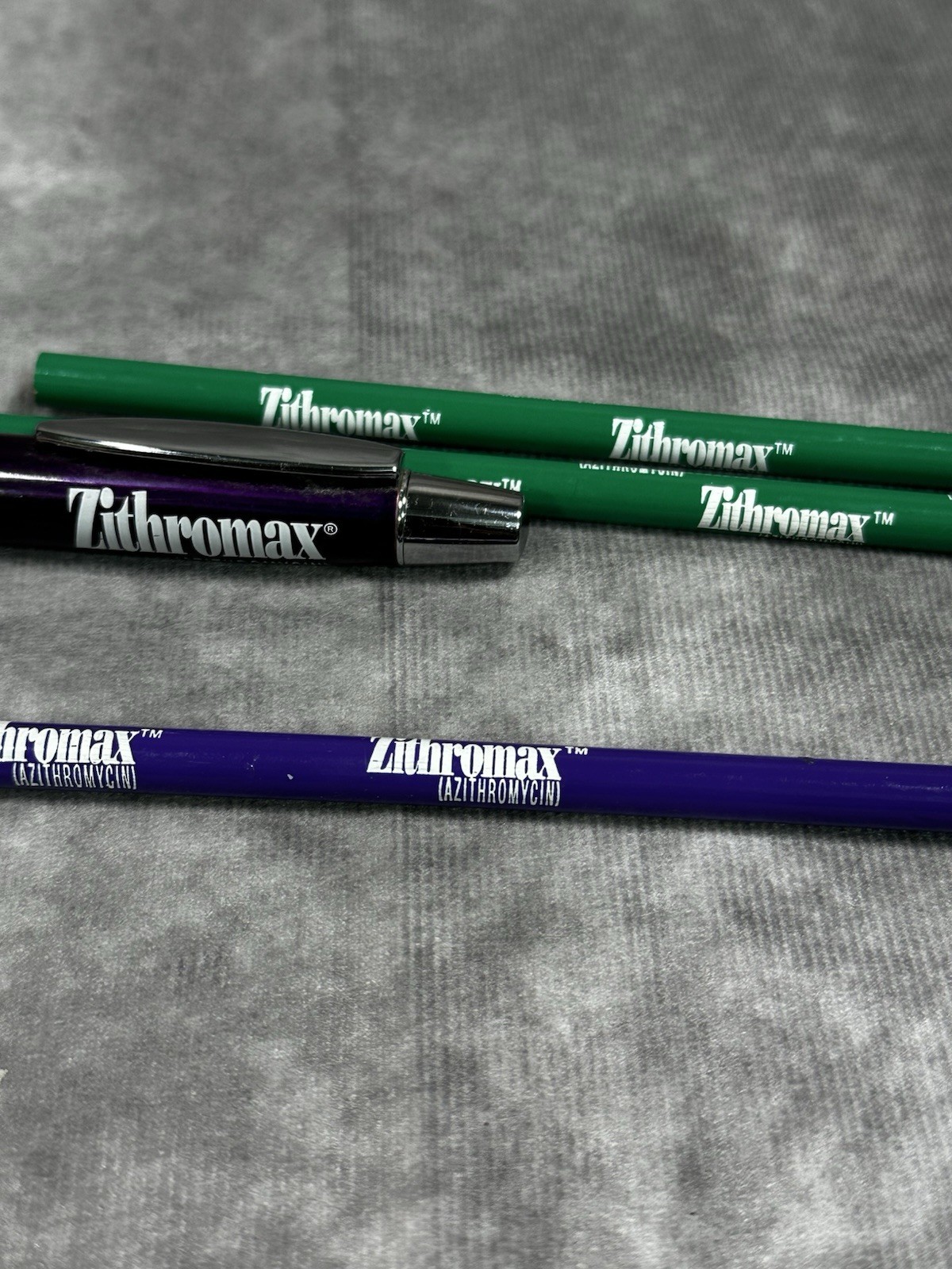 Vintage Pharmaceutical Rep Advertising Ink Pen Pencils