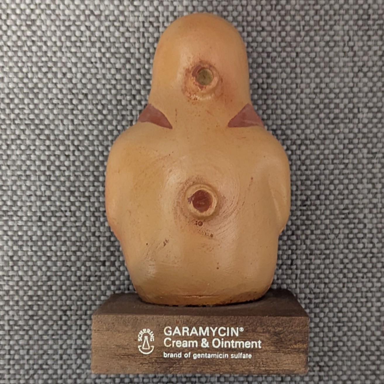 Drug Rep Pharma Advertising Garamycin Northern Peru Replica Statue 800-1000 A.D.