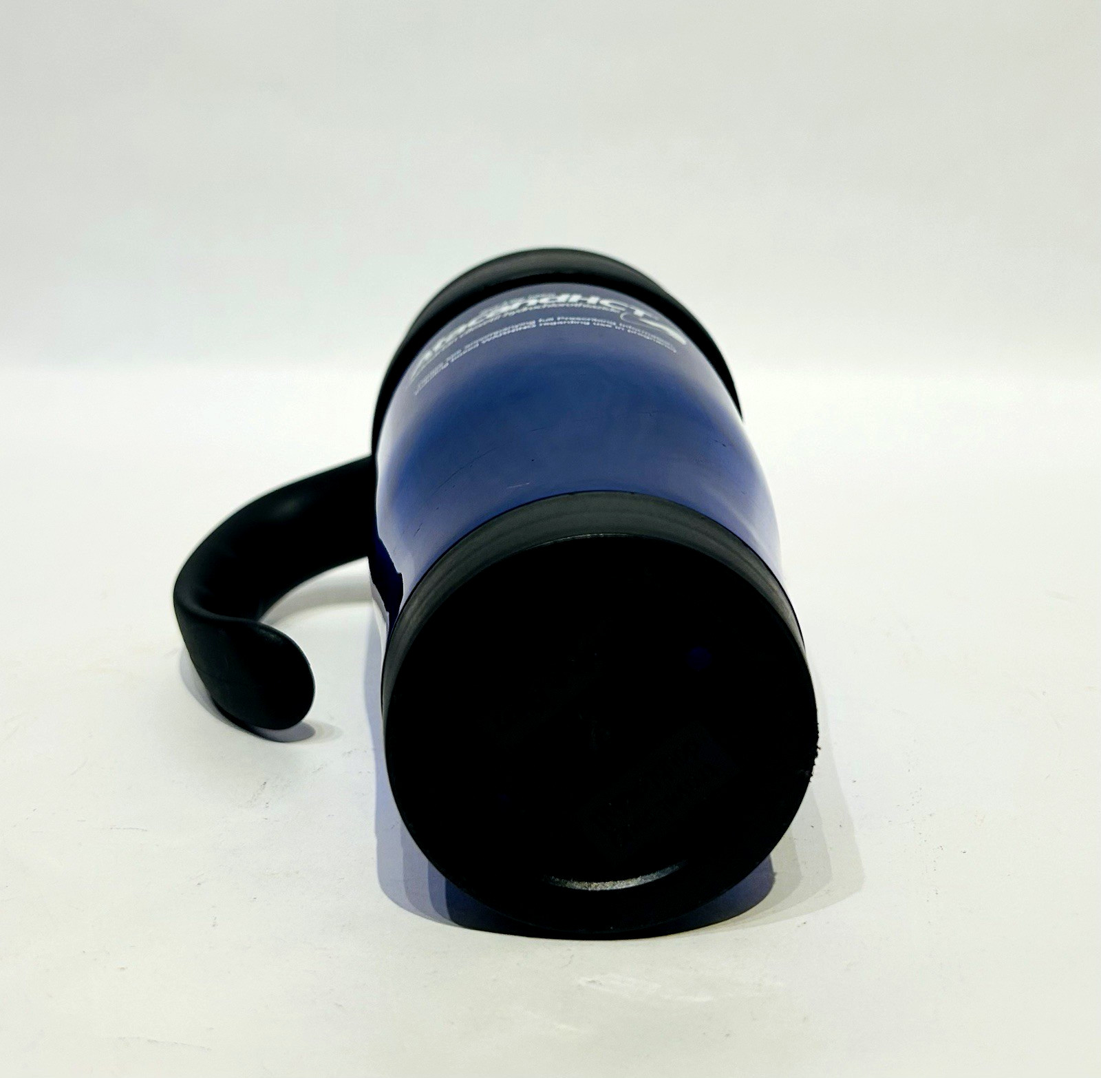 Pharmaceutical Travel Plastic Coffee Mug Cobalt Blue Drug Rep Tumbler