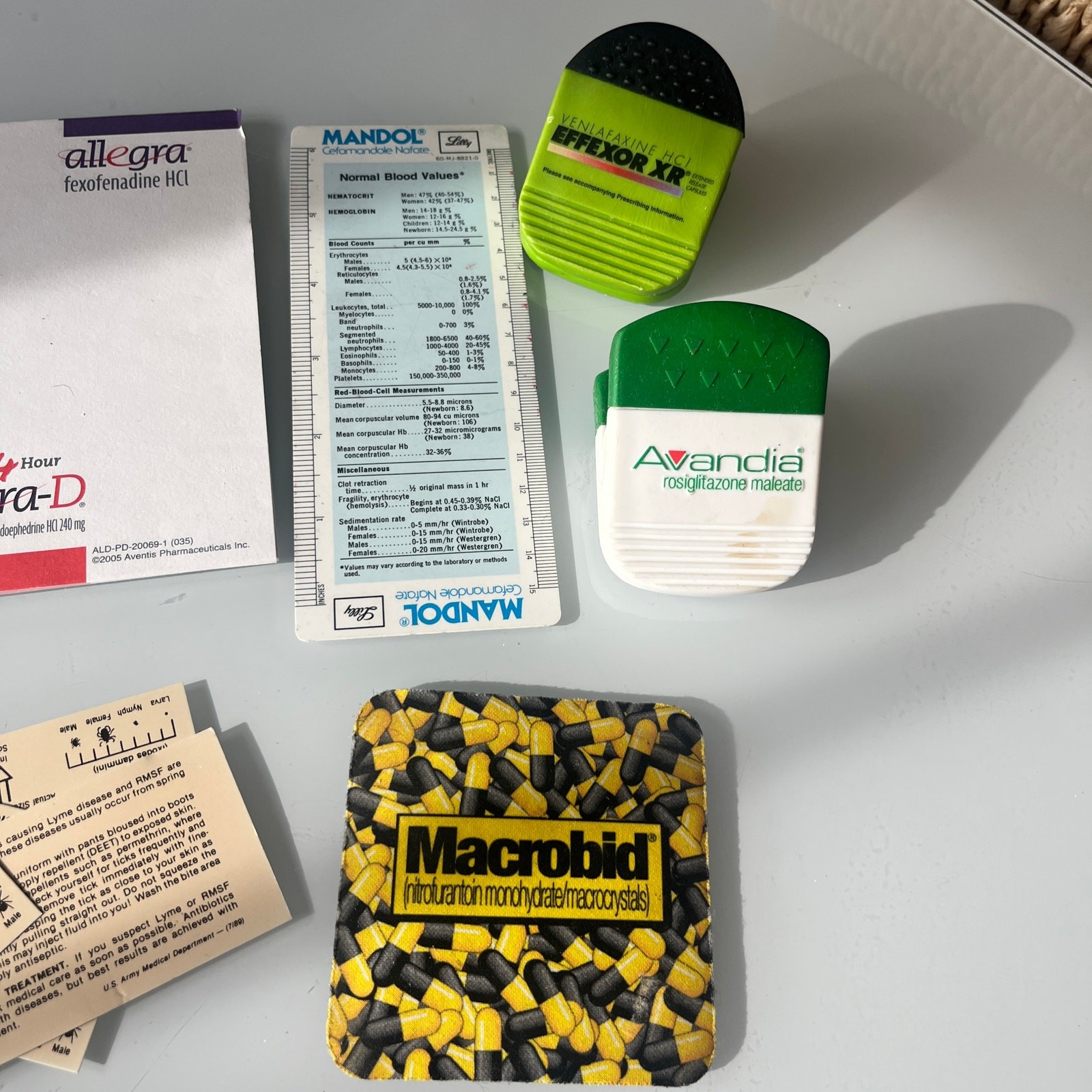 Vintage Pharmaceutical Advertising Pen Promotional Office Supply Lot Allegra