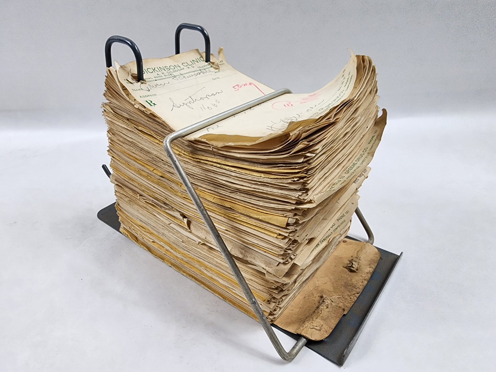 Prescription Atlas Rx Pad Paper Apothecary Druggist Pharmacy Medicine 1949