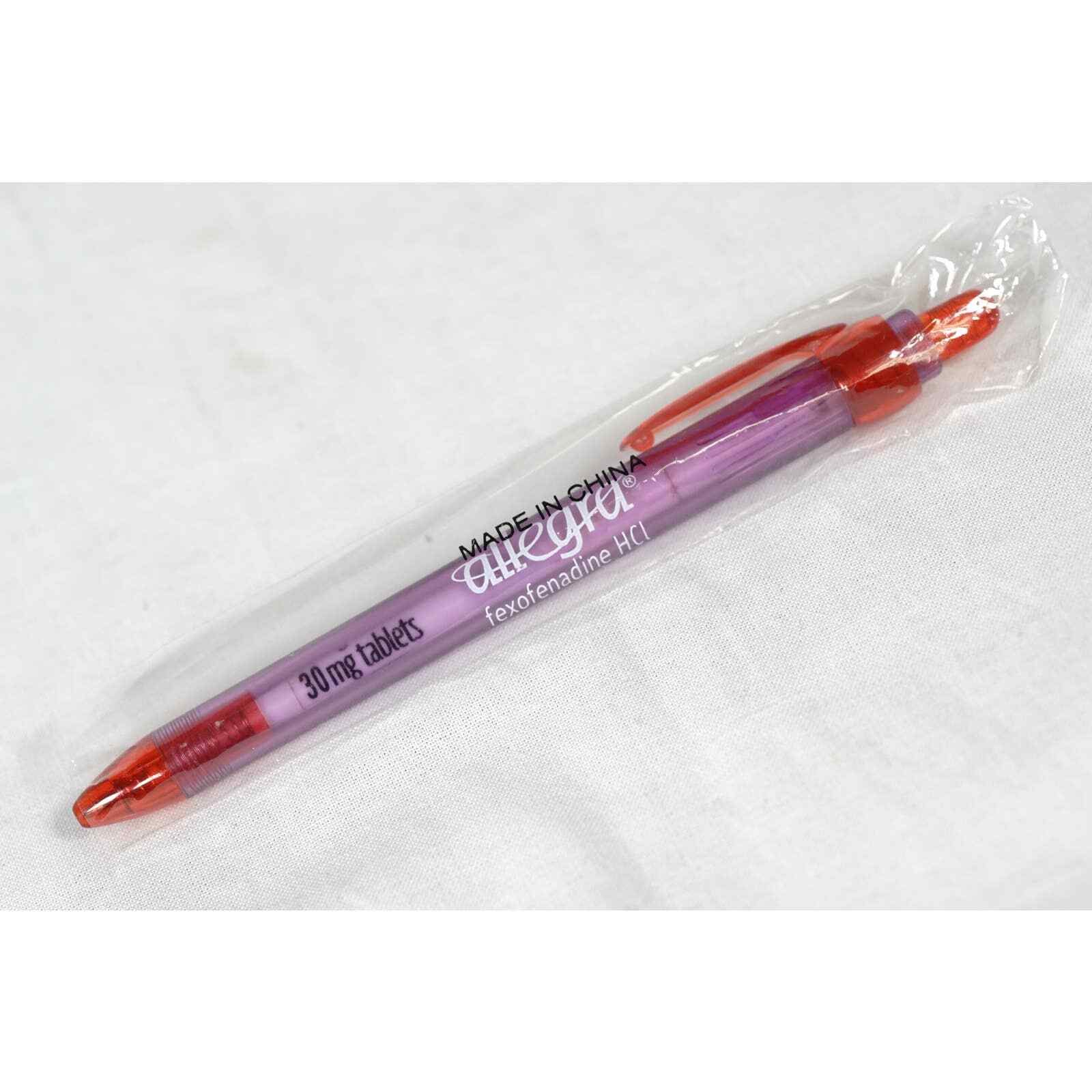 Allegra Fexofenadine HCI Vintage Advertising Rep Drug Rollerball Pen