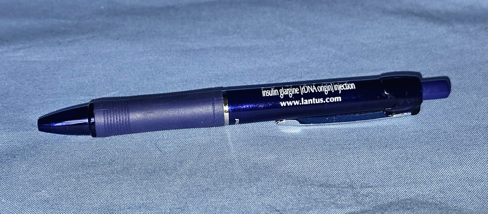 LANTUS Pharmaceutical Gel Ink Pen Drug Rep Collectible RARE Advertising Swag NEW