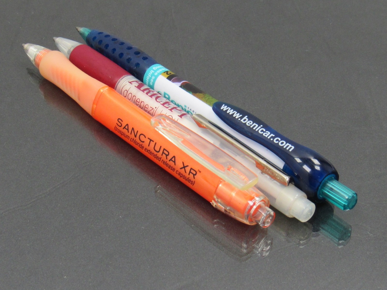 Benicar Aricept Sanctura PENS Drug Rep Pharmaceutical Promo Advertising Lot of 3