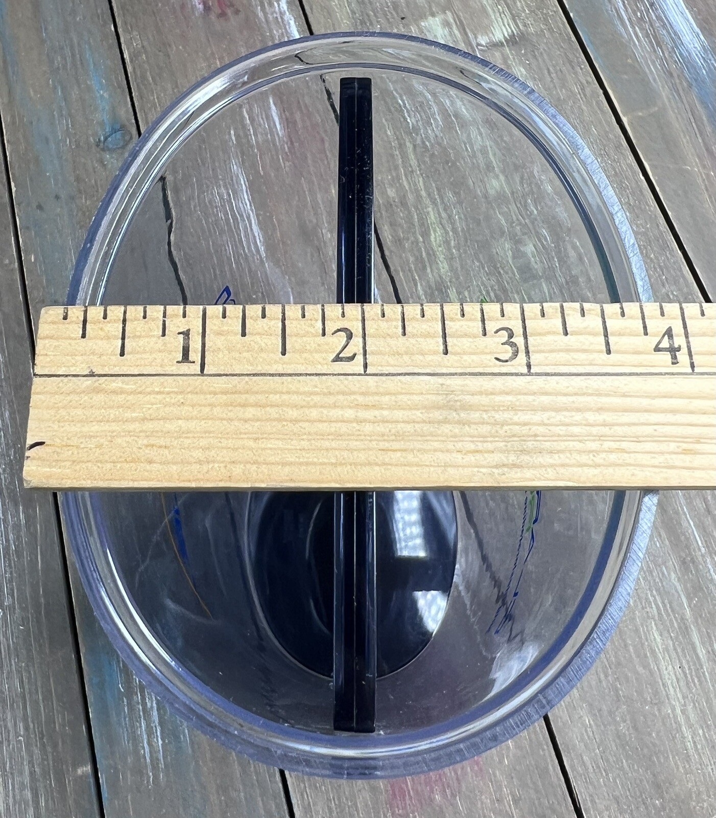 Drug Rep Clarinex Oval 8x4x3 Canister Lid Divider Doctor Medical Exam Room