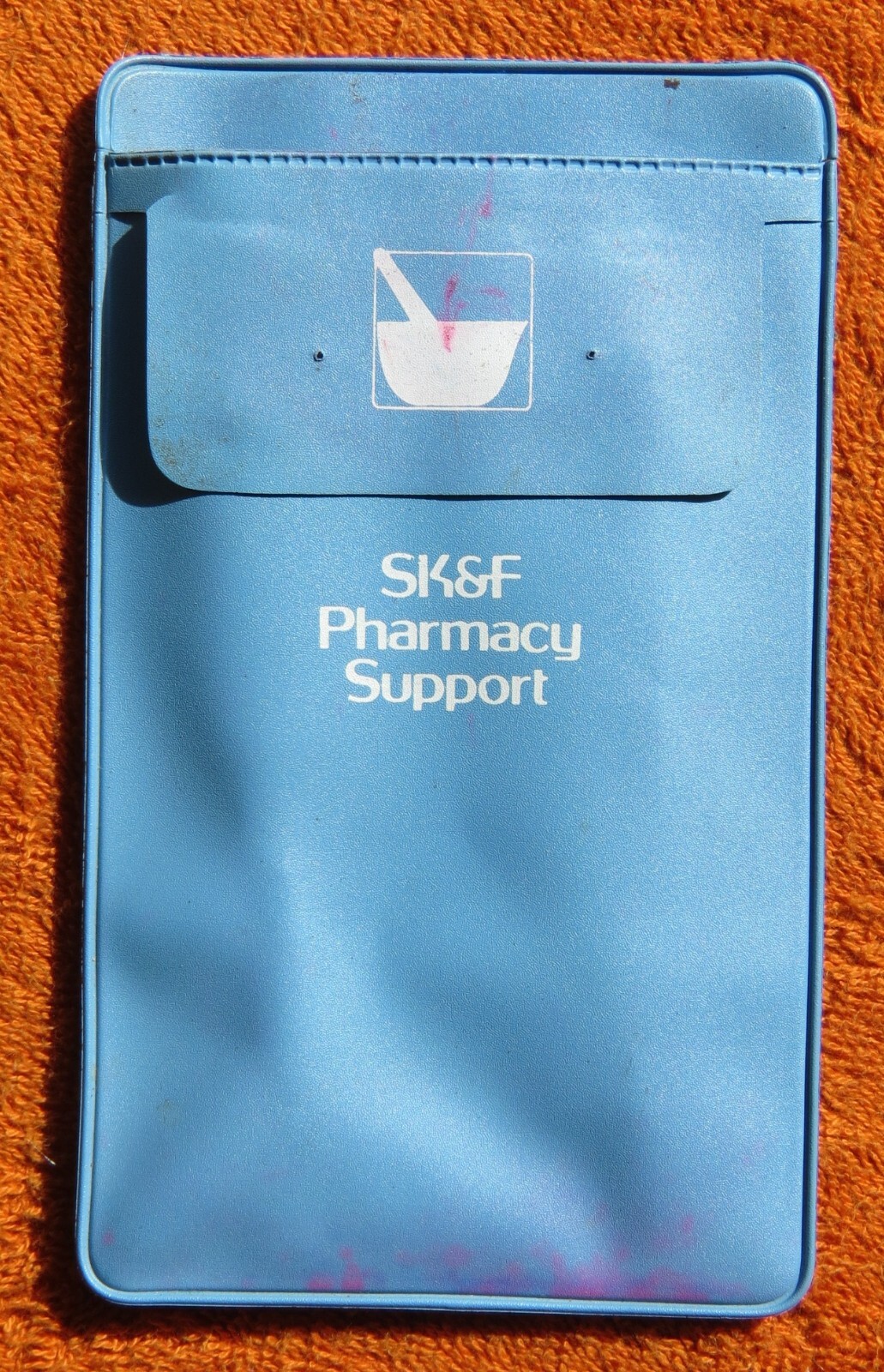 *HTF* Vtg 1970’s Drug Rep Promo SK&F Pharmaceutical Used Pocket Protector *VG*