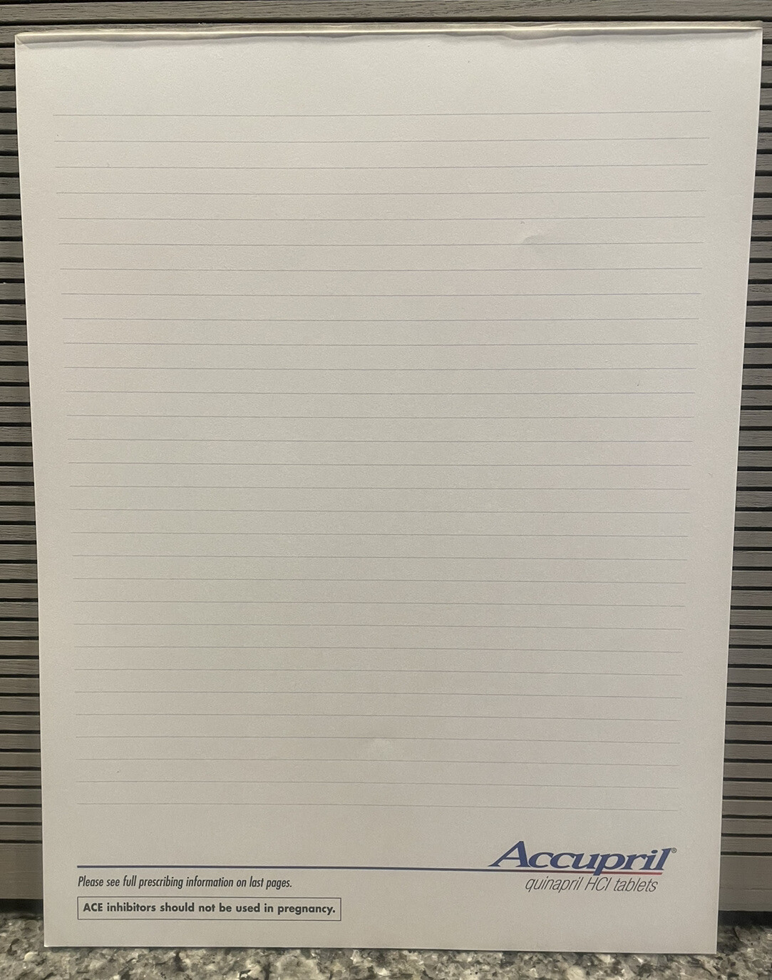 Vintage Drug Rep Pharmaceutical Collectible Notepads Lot of 6 (1991-2002)