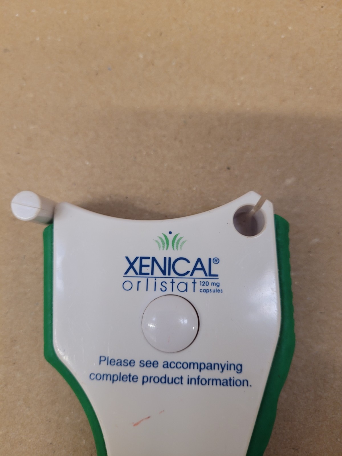 Xenical Drug Rep Measuring Tape w/Retractable Button & Clip – Unisex Adults