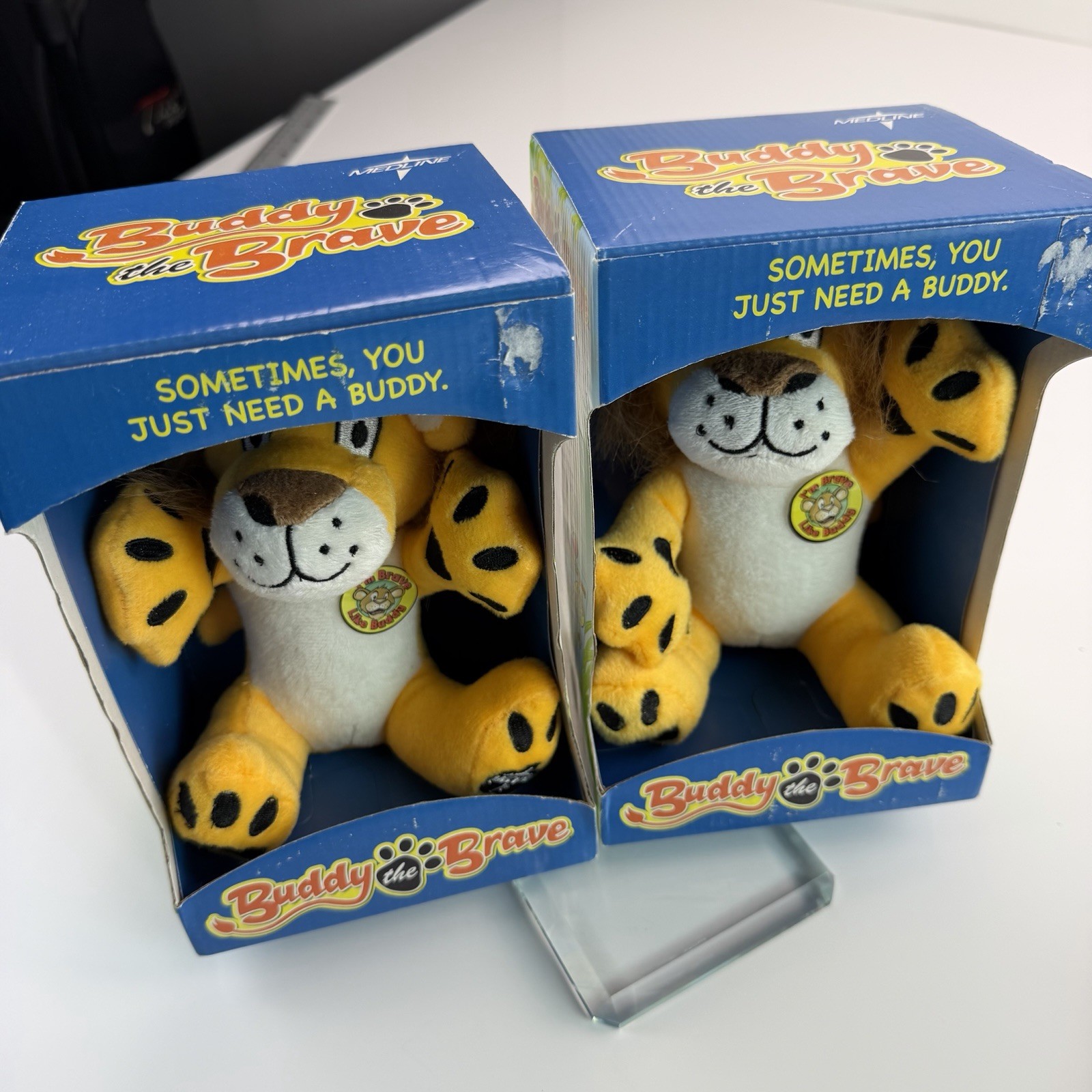 NIB 2011 Medline Buddy the Brave Plush Lion Cub Medical Promo ERASE CAUTI Mascot