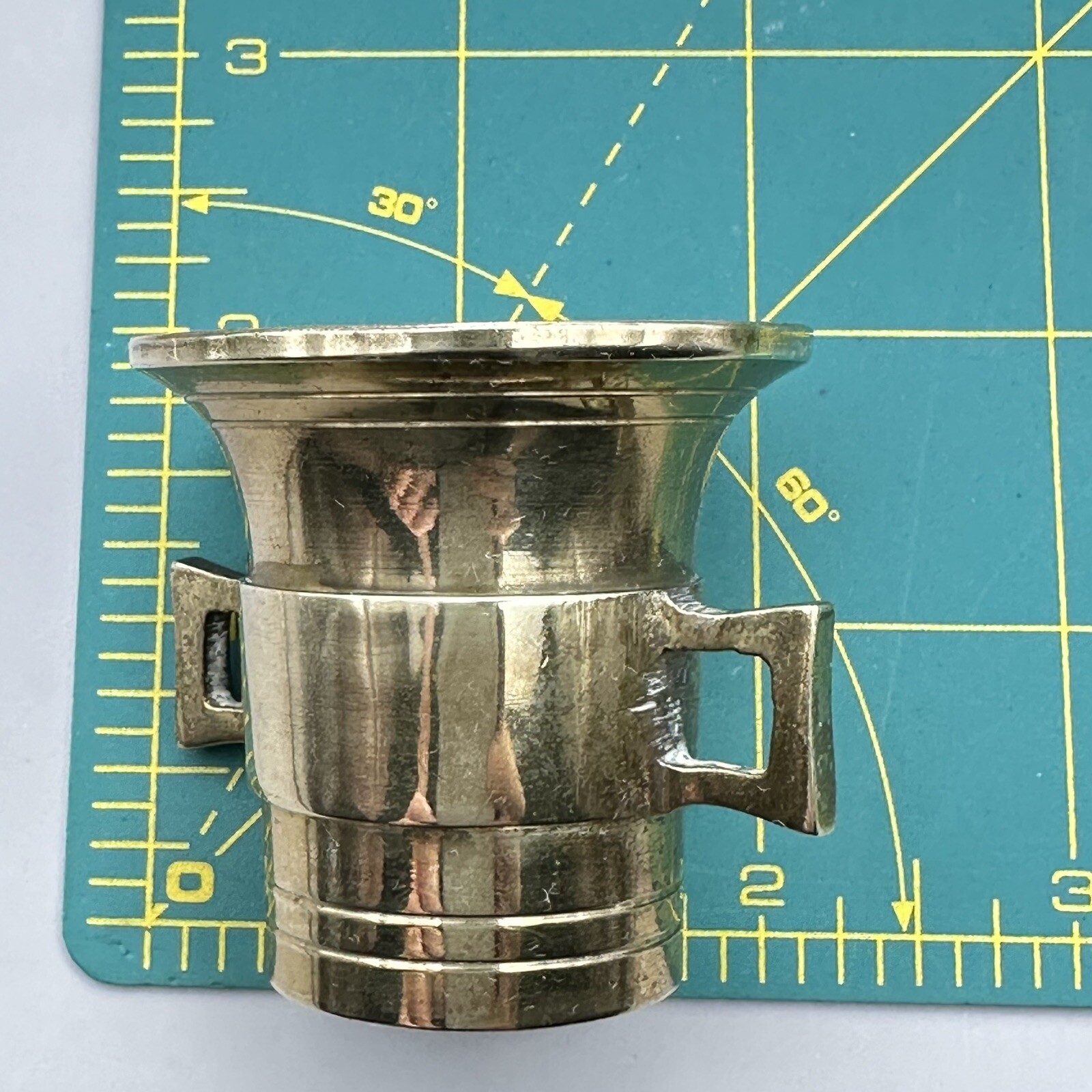 Apothecary Mortar & Pestal Herbs Spices Pharmacy Medical Sadie Morse Gould Brass