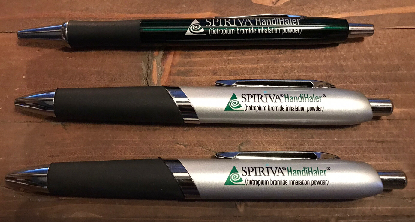 3 SPIRIVA PHARMACEUTICAL DRUG REP PENS