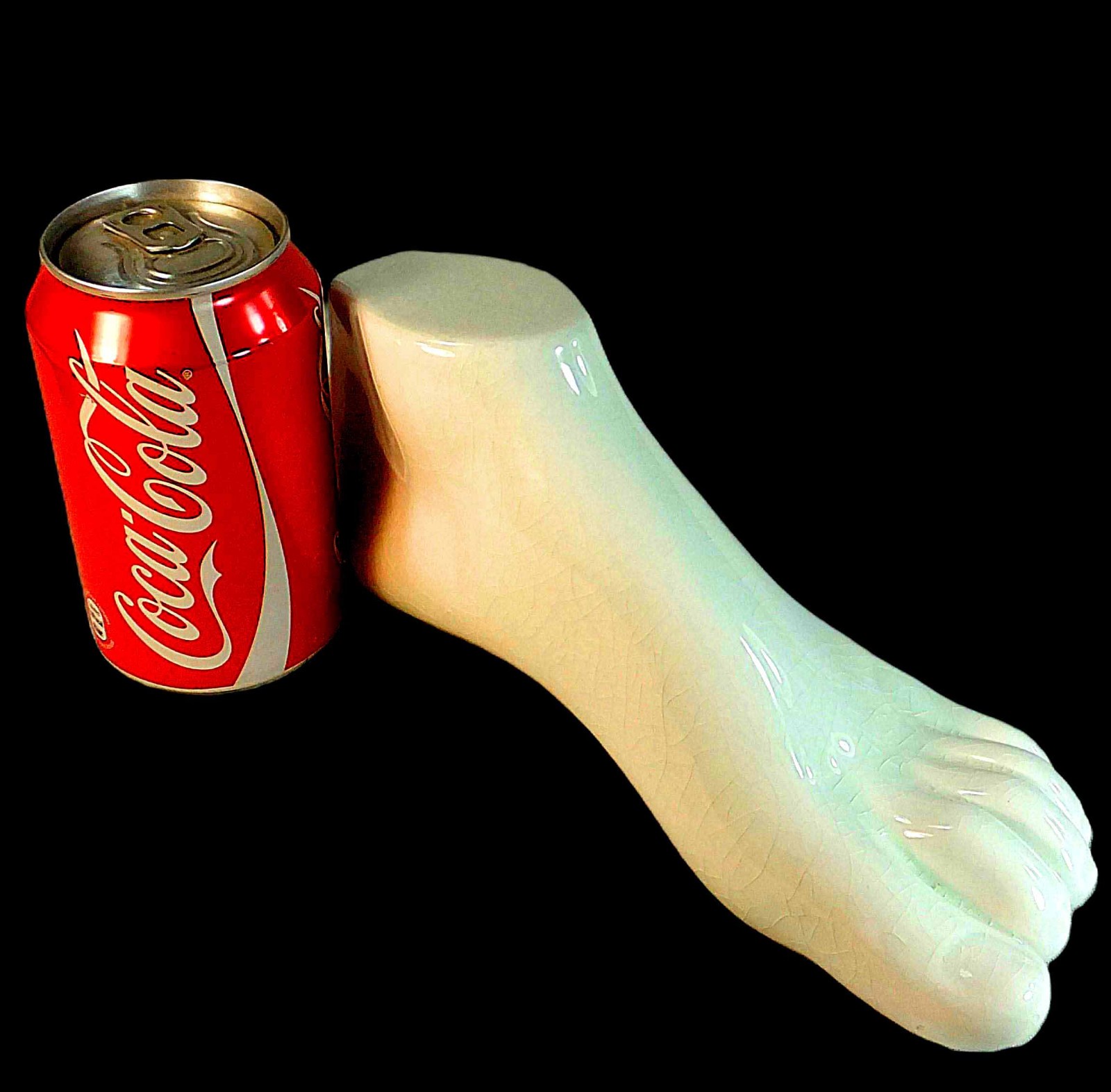 UNUSUAL ROYAL DOULTON Dr. SCHOLL COMMISSIONED SHOP DISPLAY CERAMIC FOOT – 1921