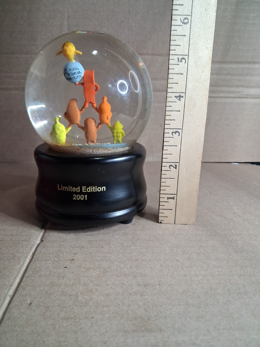 Limited Edition 2001 Snow Globe Actos Pharmaceutical Pioglitazone HCI Diabetes