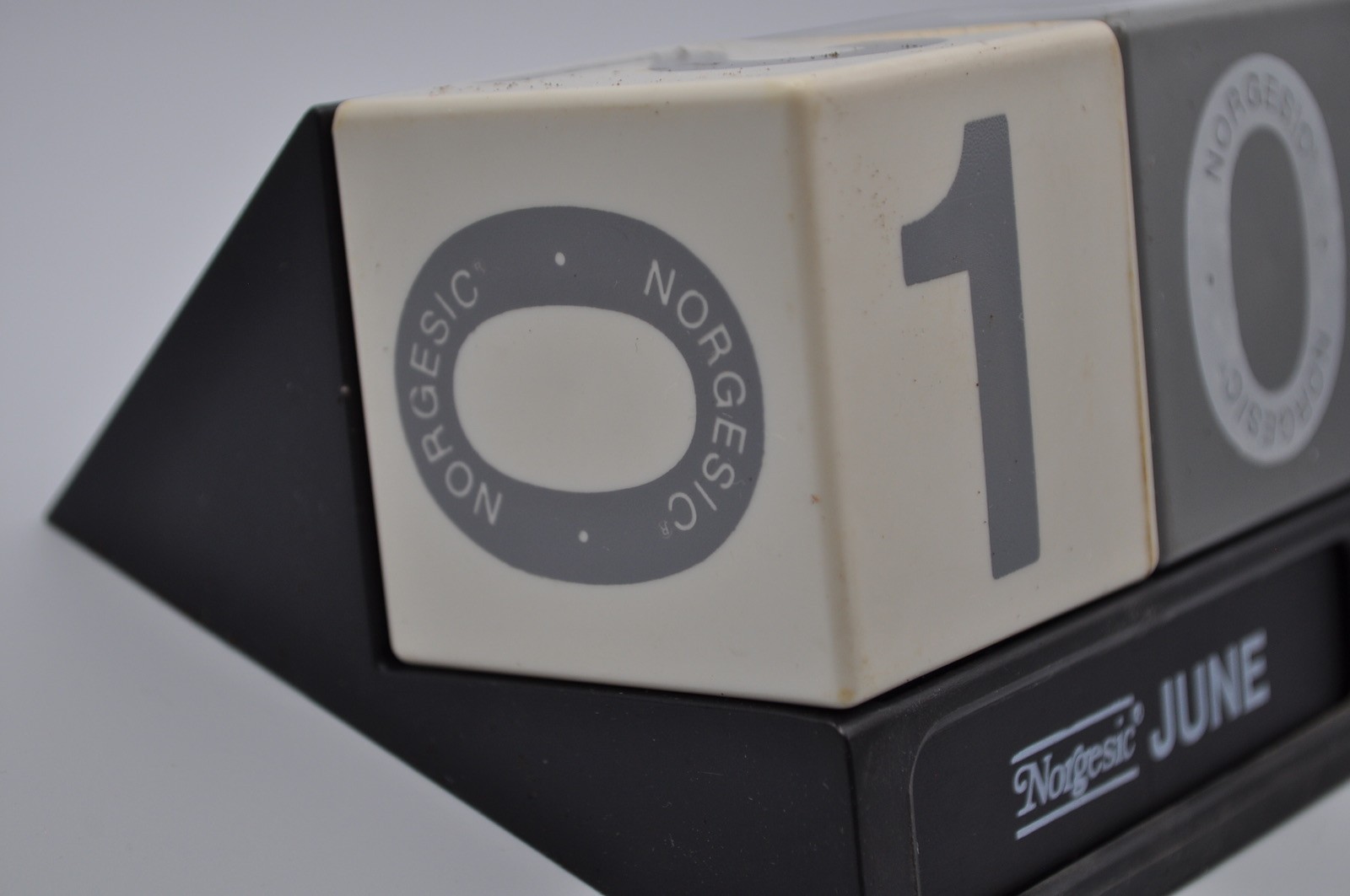 Vintage Norgesic Pharmacutical Perpetual Calendar by Ole Jorgensen Denmark