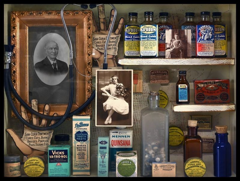 Vintage Look Pharmacy Drug Store Diorama Display NEW Metal Sign 18×24″ USA STEEL