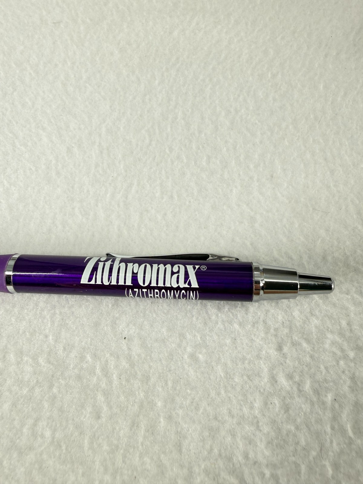 Metallic Purple Zithro Heavy Metal PEN Drug Rep Pharmaceutical Promo Advertising