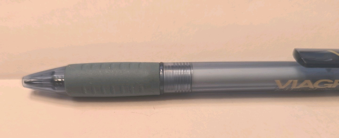 Viagra Plastic Translucent Blue Pen Pharmaceutical Drug Rep Promo WRITES
