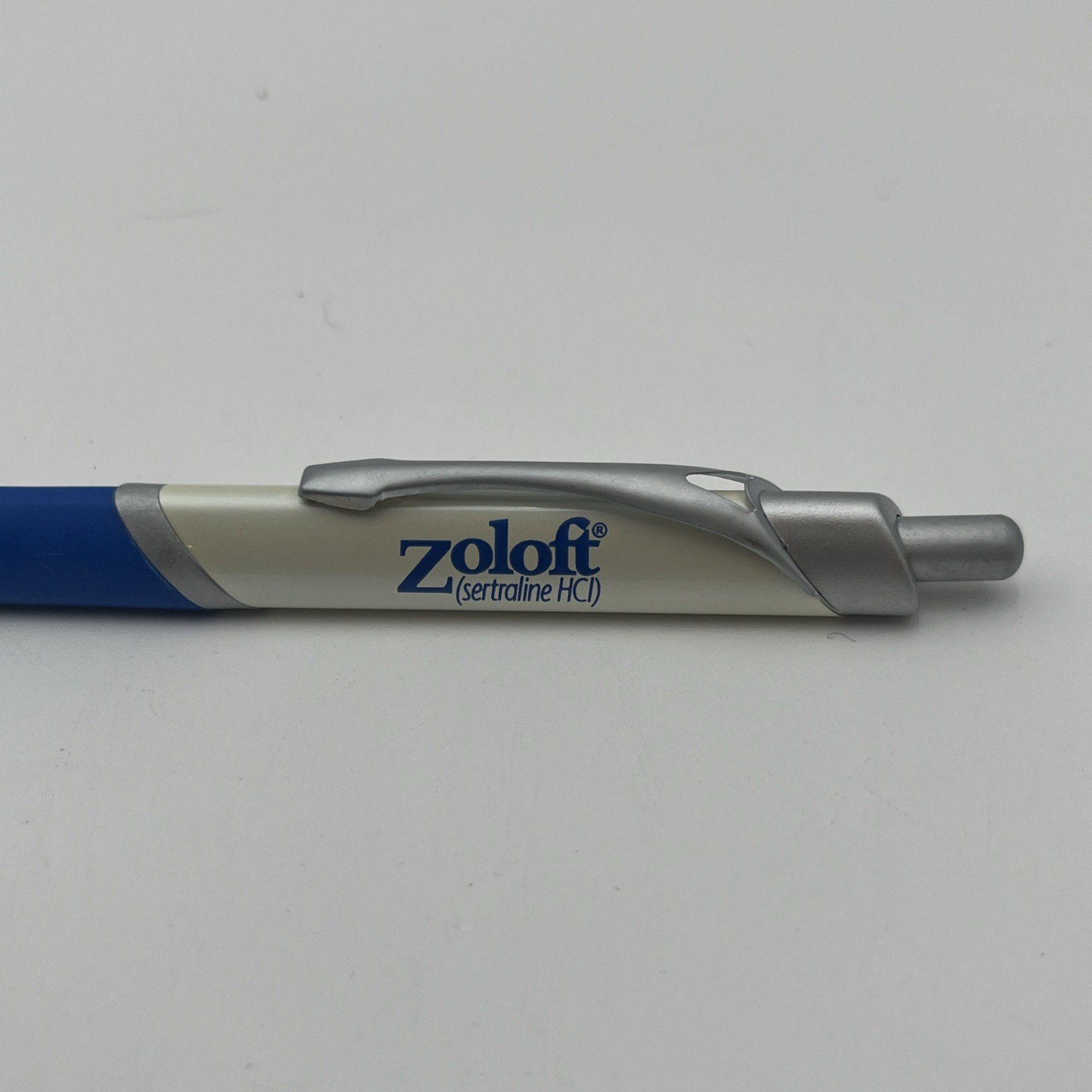 Zoloft Metal Drug Rep Pharmaceutical Promo Advertising PEN Click grip Ink Nurse