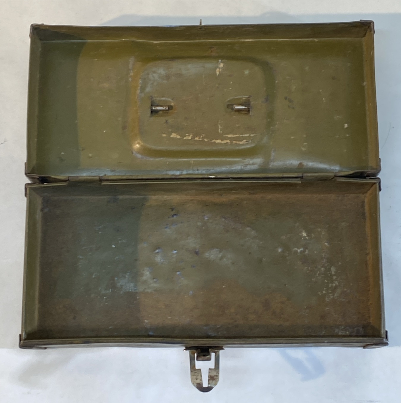Vintage Medical First Aid Box Green Metal Anahist Acme Johnson Mercurochrome