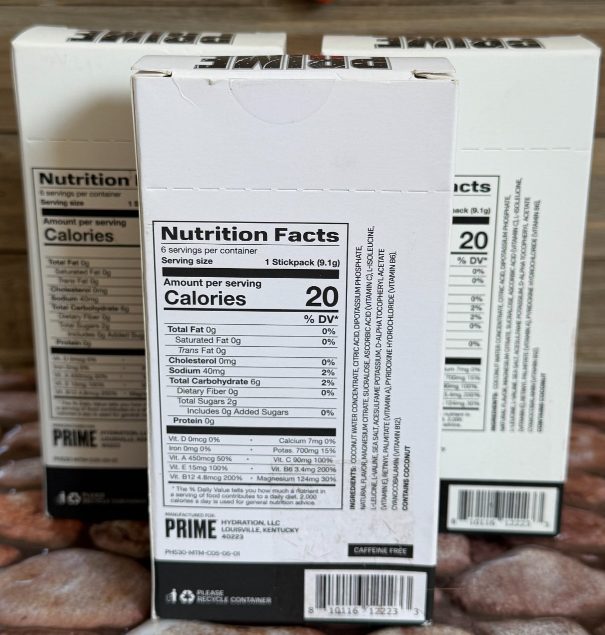 18 COUNT (6×3) ― PRIME Meta Moon Hydration Sticks Electrolyte Drink Mix 10/2025