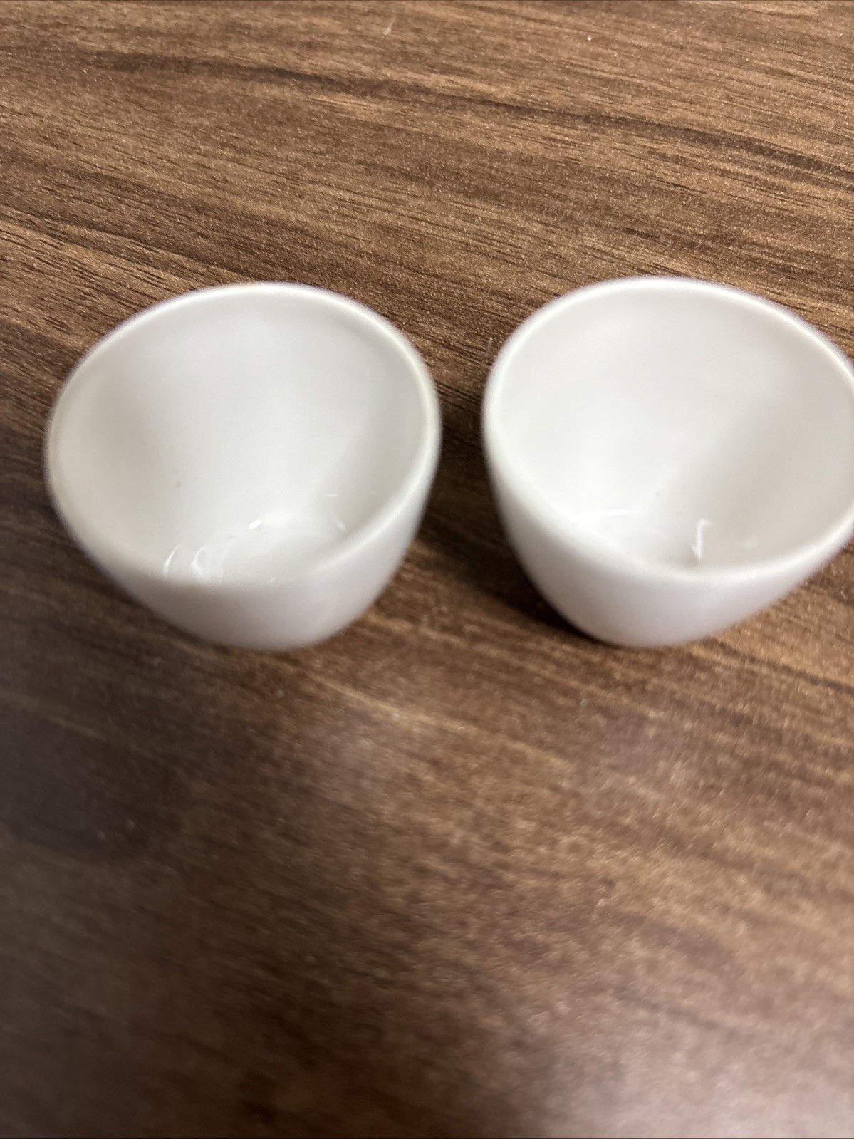 Vintage Coors Porcelain Crucibles Set of 2 Labratory Medical Equipment USA Made
