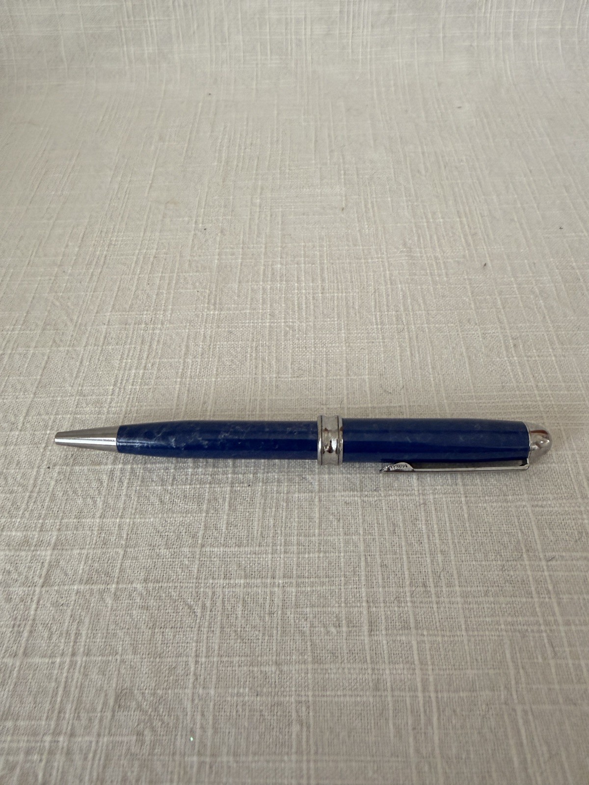 Pharmaceutical Drug Rep 2 Heavy Glucotrol XL working Pen, Silver And Blue