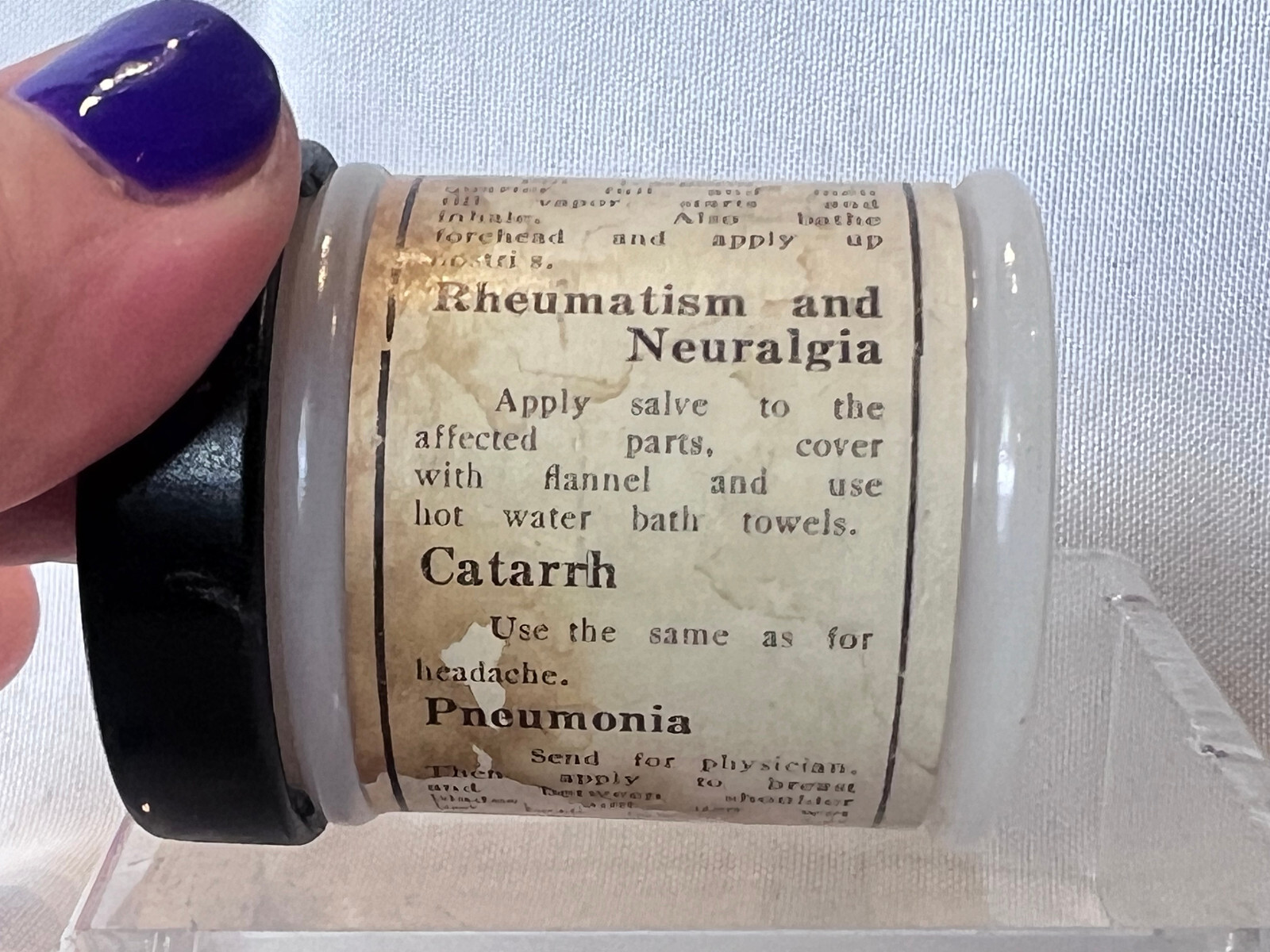 Drug Store Lot Livicks’s Vapor Ointment Penicillin Potassium & Empty Pill Box
