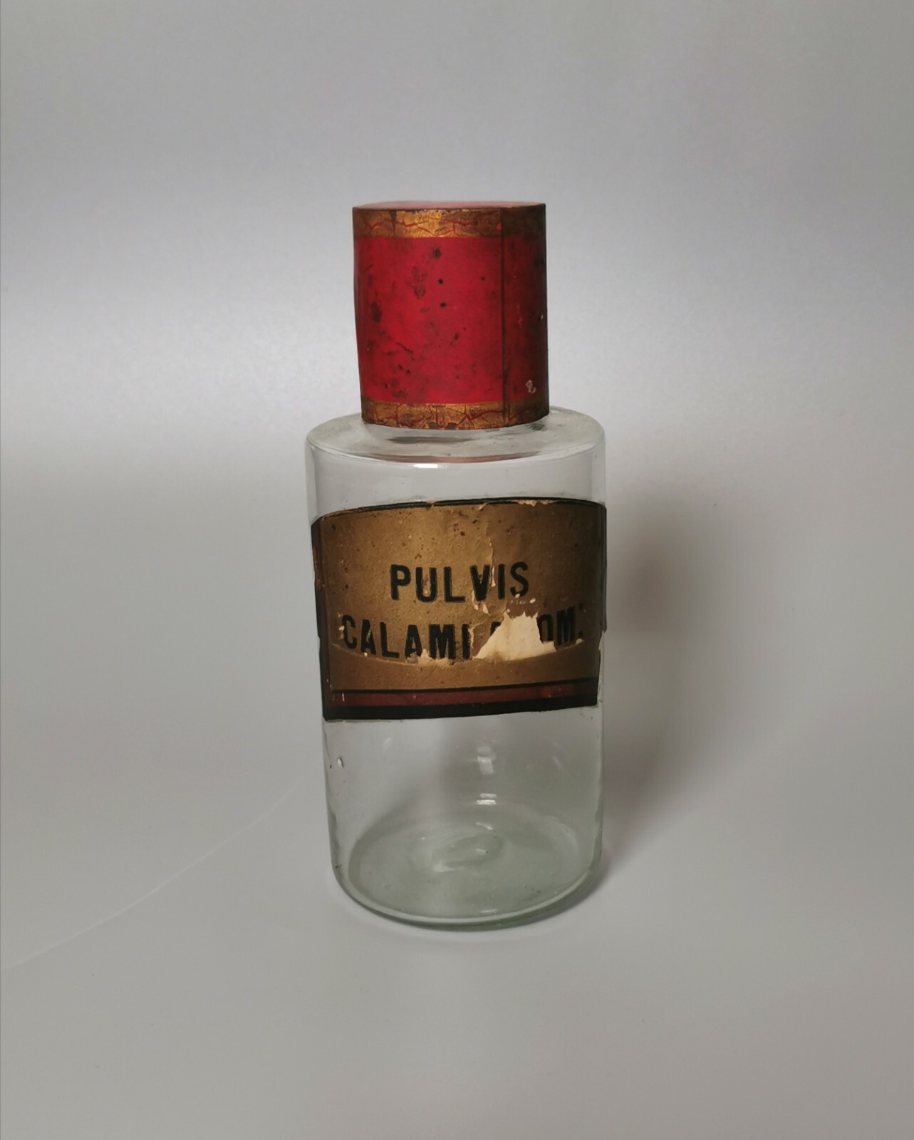 Antique Victorian apothecary bottle, large chemists bottle