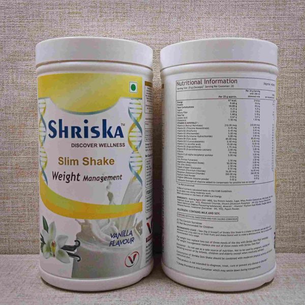 Shriska Weight Management Slim Shake Vanilla