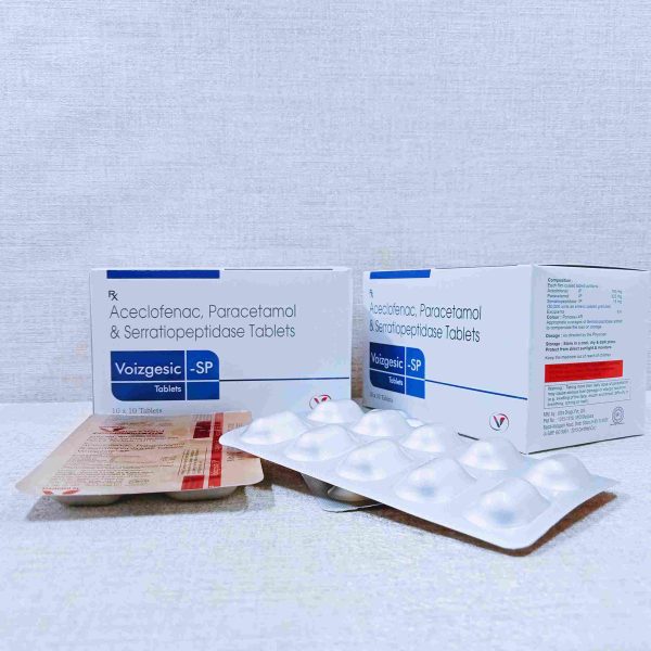 Voizgesic SP 100mg/325mg/15mg Table