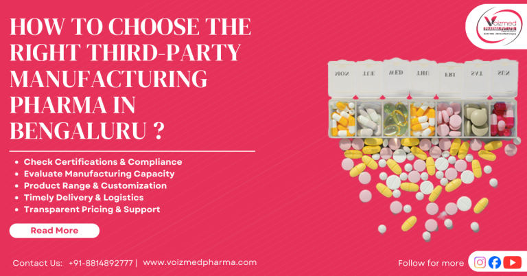 How to Choose the Right Third-Party Manufacturing Pharma in Bengaluru – Voizmed Pharma Pvt Ltd