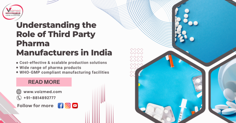 Understanding the Role of Third Party Pharma Manufacturers in India: Voizmed Pharma – +91-8814892777