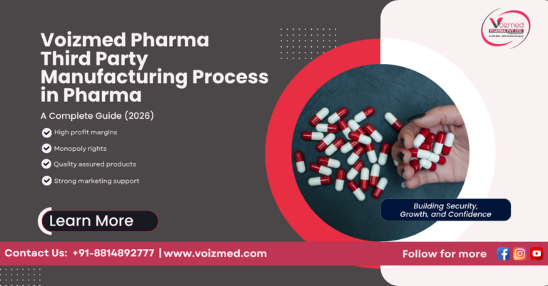 Voizmed Pharma – Third Party Manufacturing Process in Pharma || Call us @+91-8814892777‬