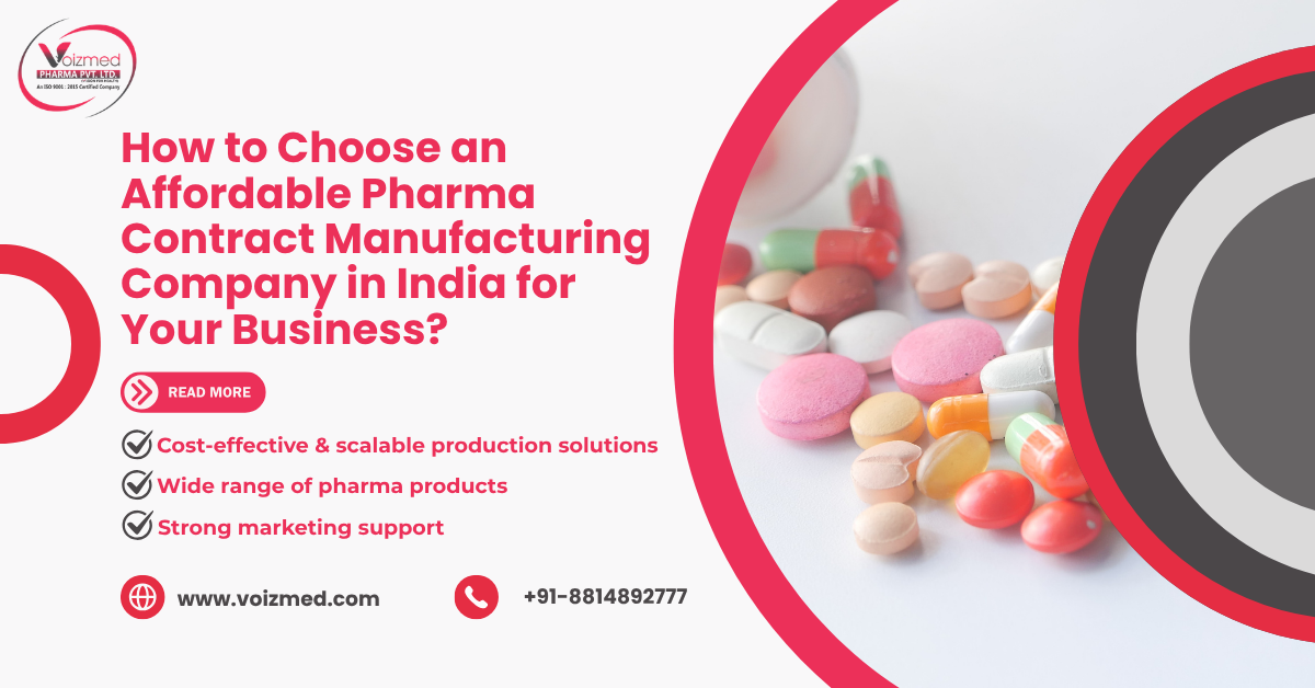 affordable pharma contract manufacturing company in India